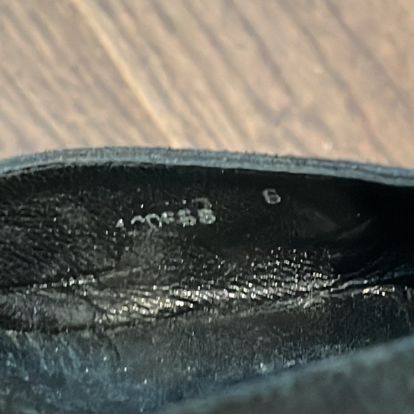 Stephane Kelian Women’s Black Suede Wedges Size 6 - Picture 6 of 6